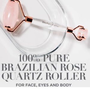 Beautybio Brazilian Rose Quartz Roller NIB